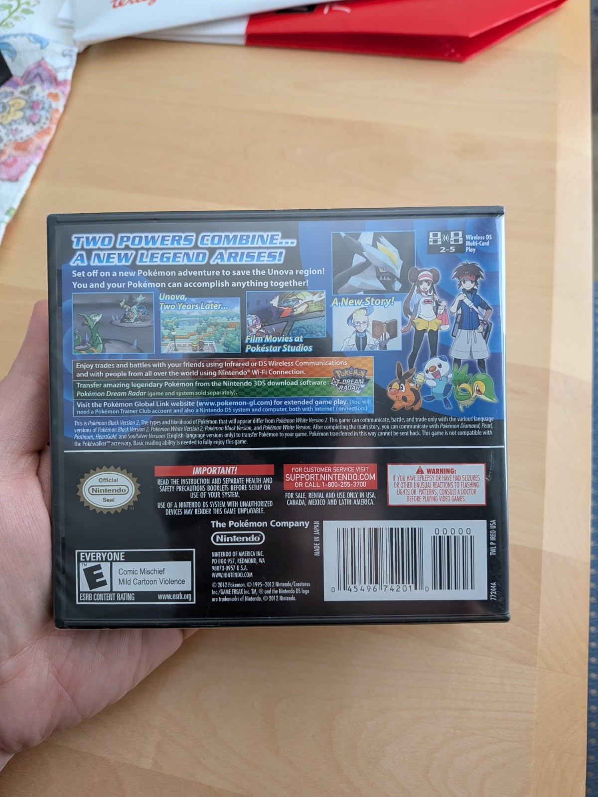 Pokémon Black Version 2 (Nintendo DS, 2012) New Factory Sealed