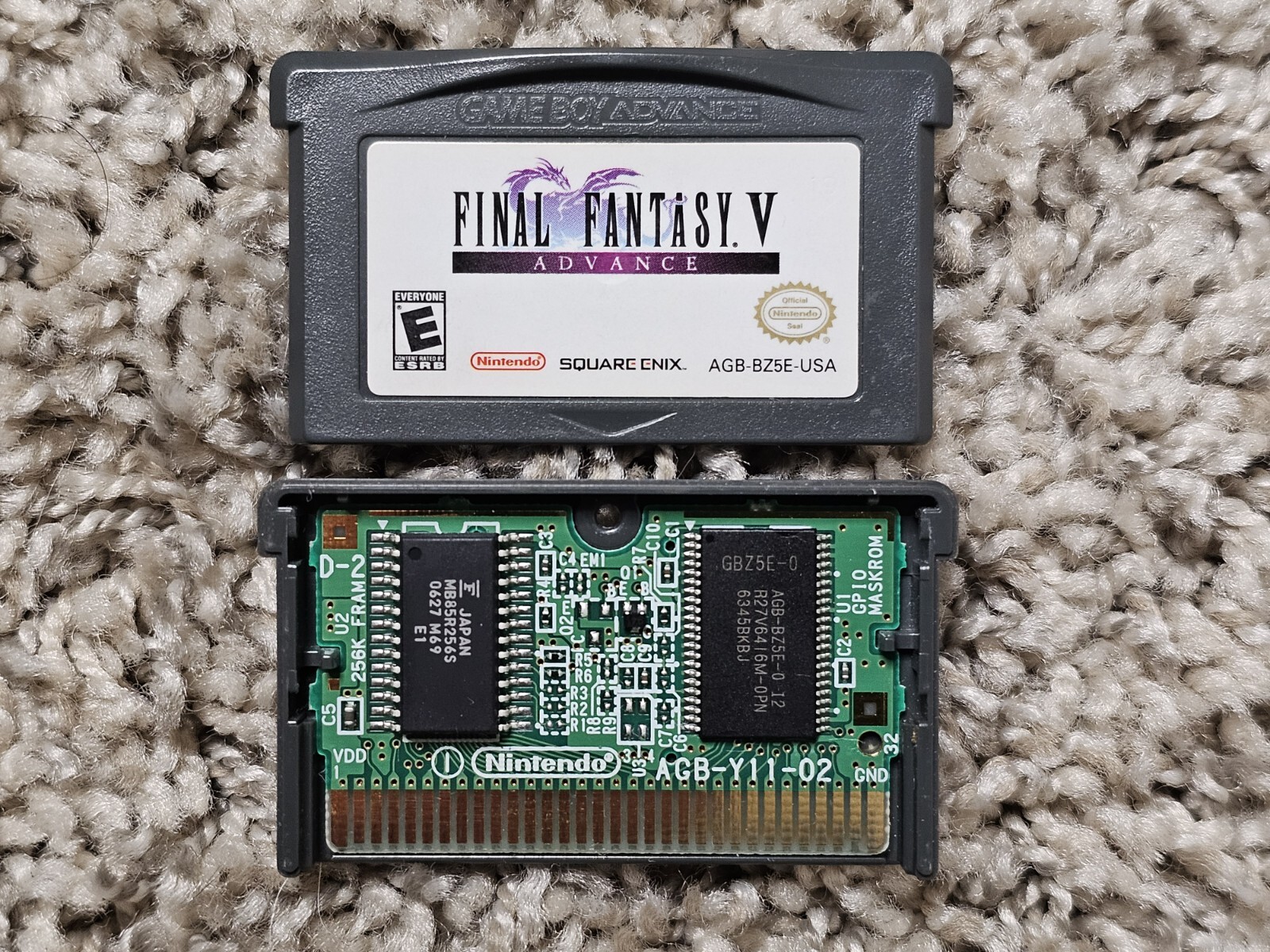 Final Fantasy V GBA 5 RPG Nintendo Game Boy Advance OEM Authentic Saves FFV JRPG