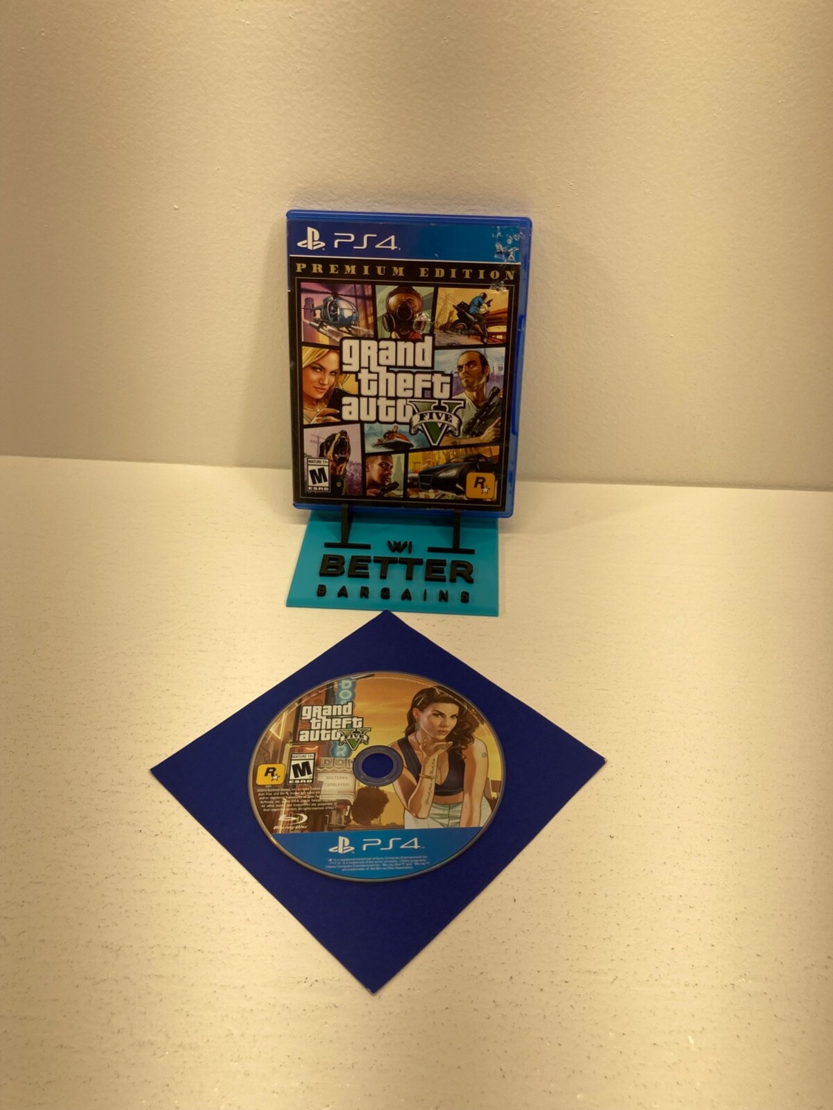 Grand Theft Auto V Premium Edition Sony PS4 GTA 5 Rockstar Rated Mature 1 Player
