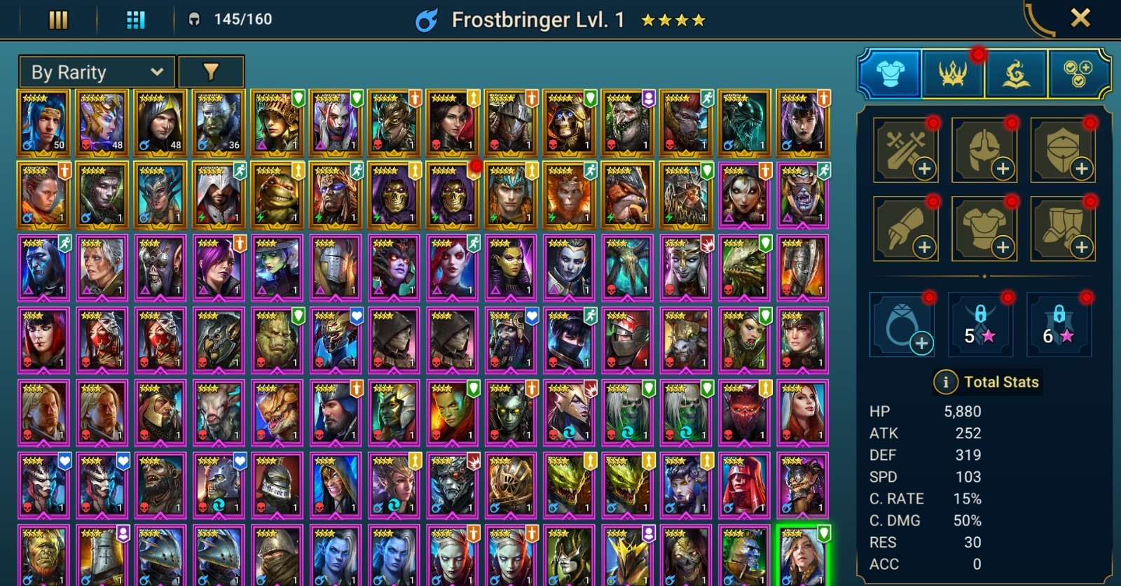 Raid Shadow Legends | Starter acc with Cecilia : 93k energy / 26 Legendary hero