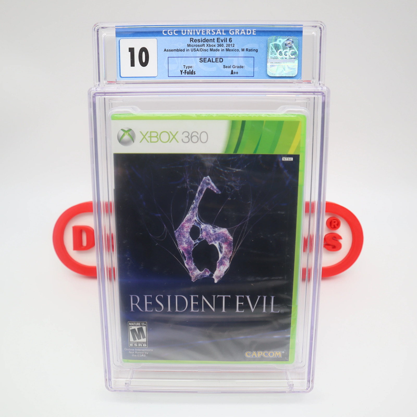 XBox 360 RESIDENT EVIL 6 VI – HIGHEST/PERFECT GRADED CGC 10 A++! NEW & Sealed!