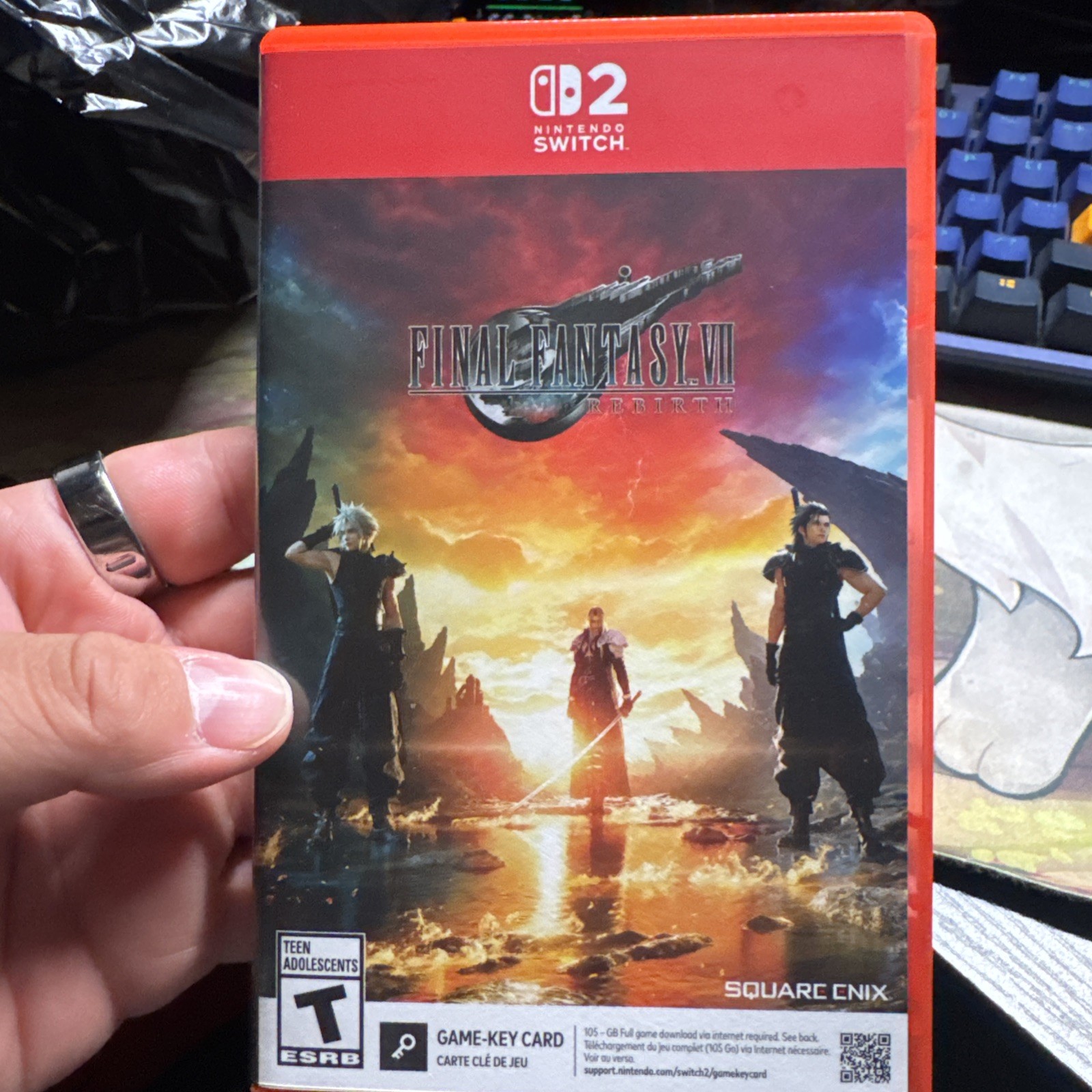 Final Fantasy VII Rebirth Standard Edition(Game-Key Card) – Nintendo Switch 2