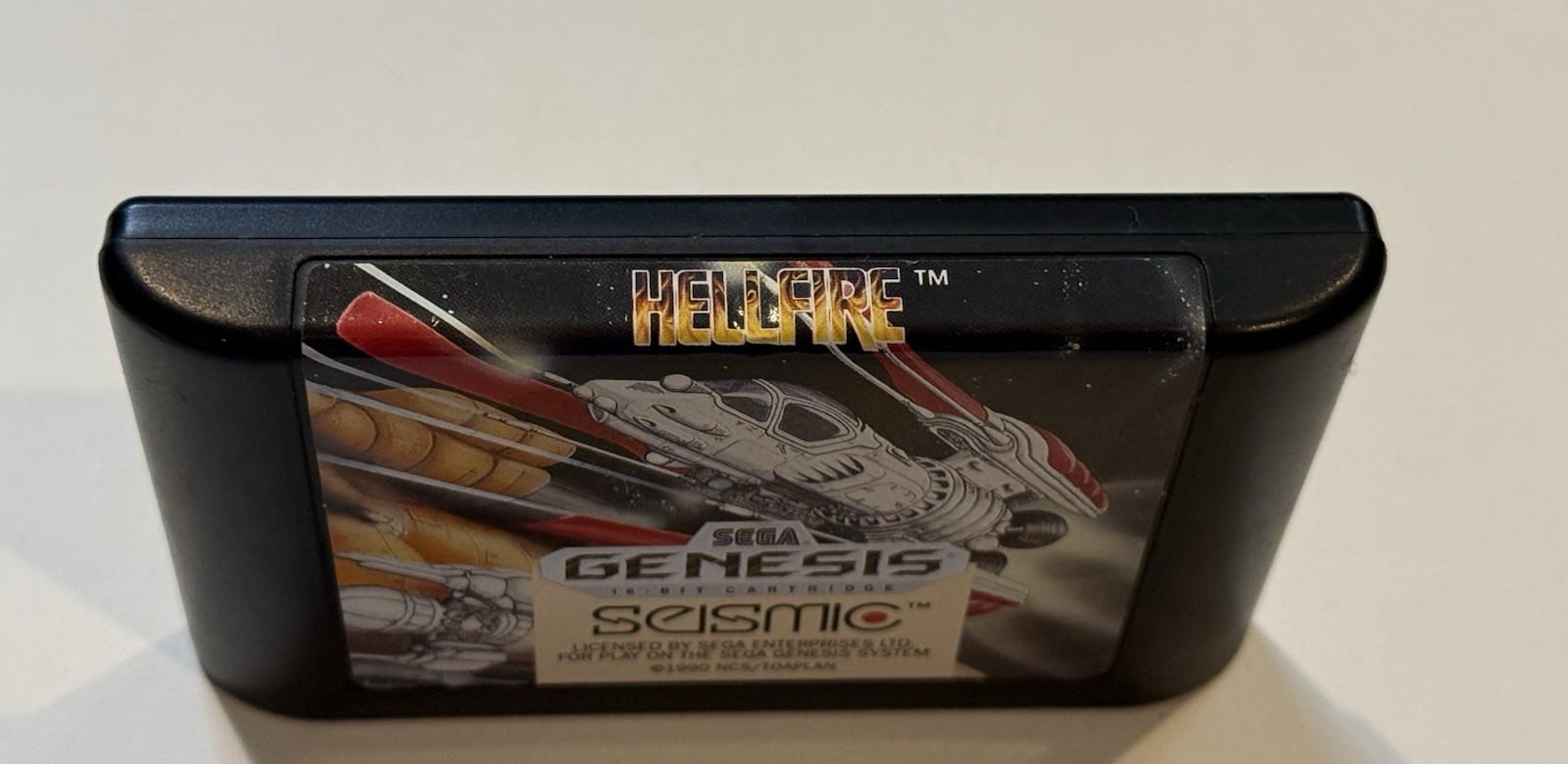 Hellfire (Sega Genesis, 1990) Shooter, CIB Complete W Manual