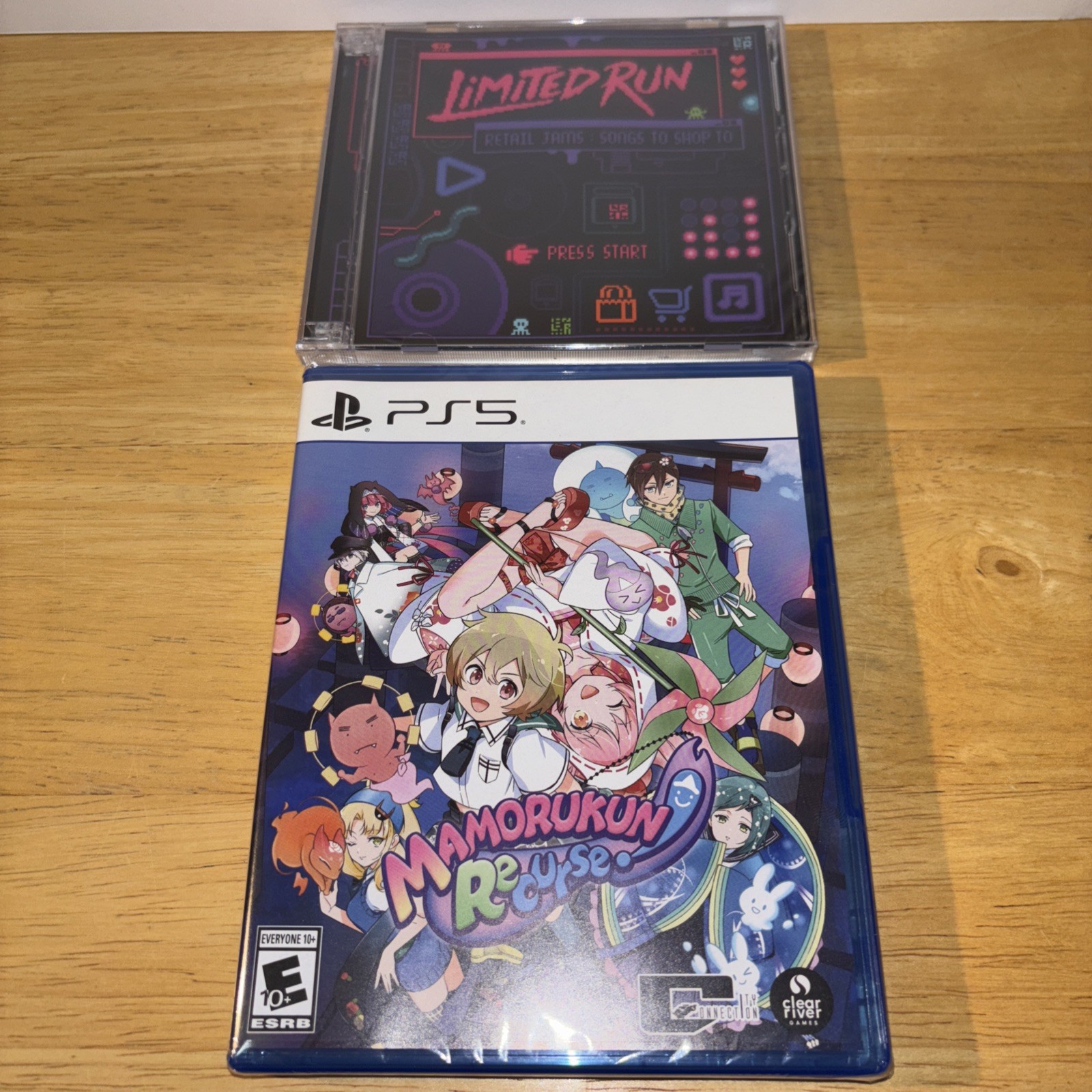 IN HAND! MAMORUKUN RECURSE! LIMITED RUN GAMES & CD SOUNDTRACK PS5 ESRB BRAND NEW