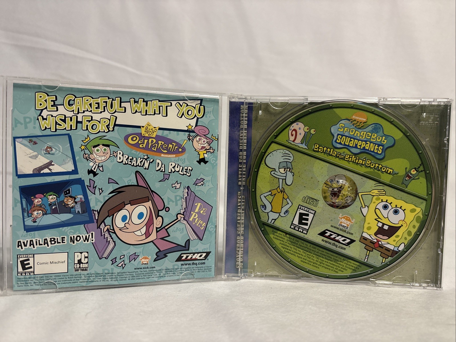 SpongeBob SquarePants: Battle for Bikini Bottom (PC) Windows 98/ME/2000/XP