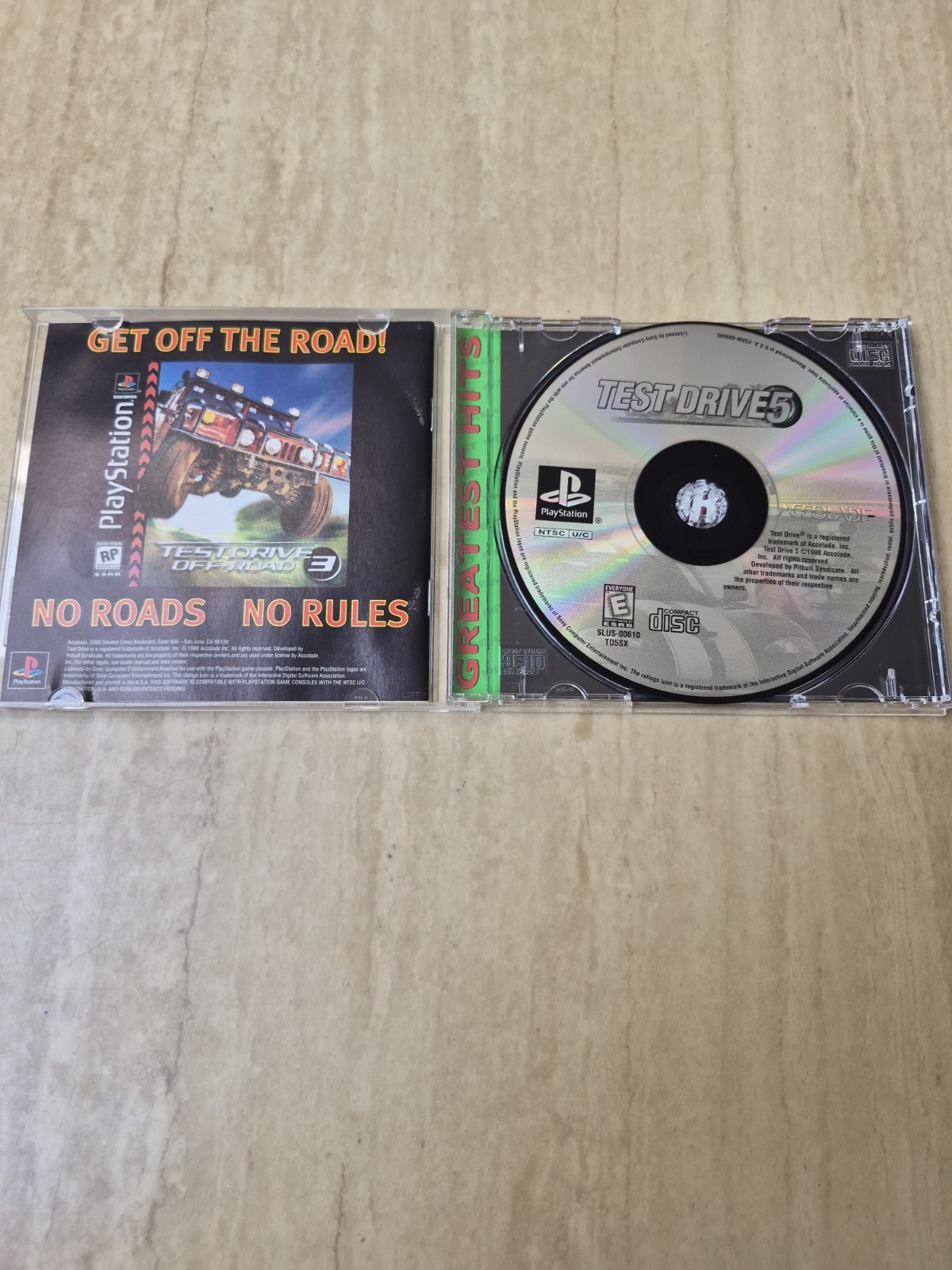 Test Drive 5 PlayStation 1 PS1 Complete CIB