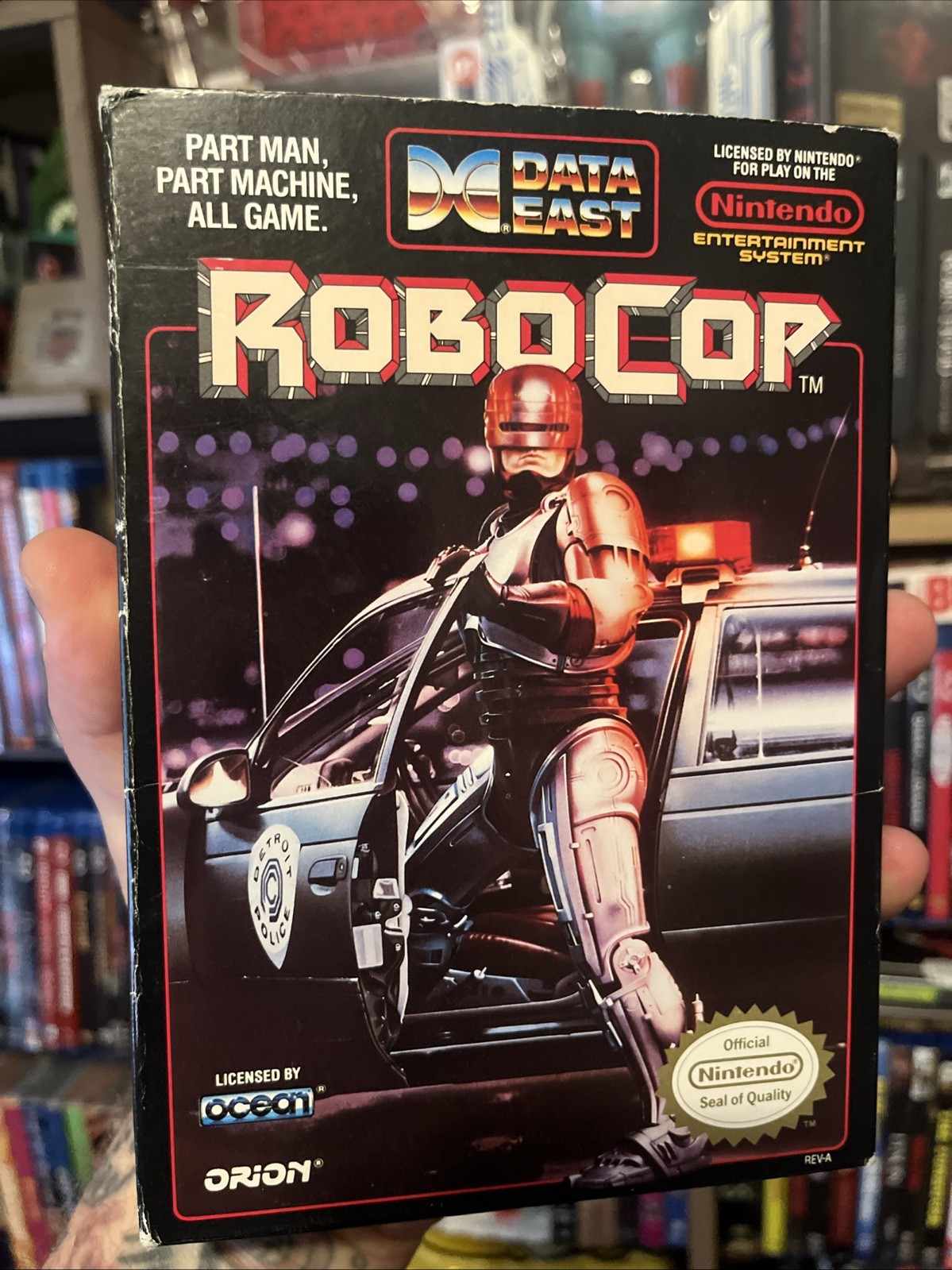 NES Robocop Boxed Rare Nintendo Cib