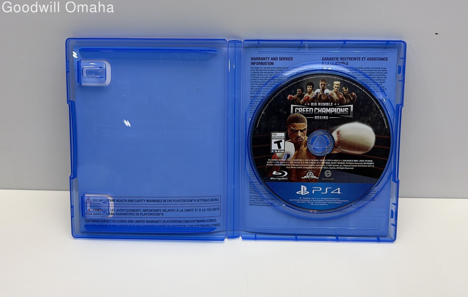 Sony PlayStation 4 (PS4) – Big Rumble Boxing: Creed Champions – Boot Tested