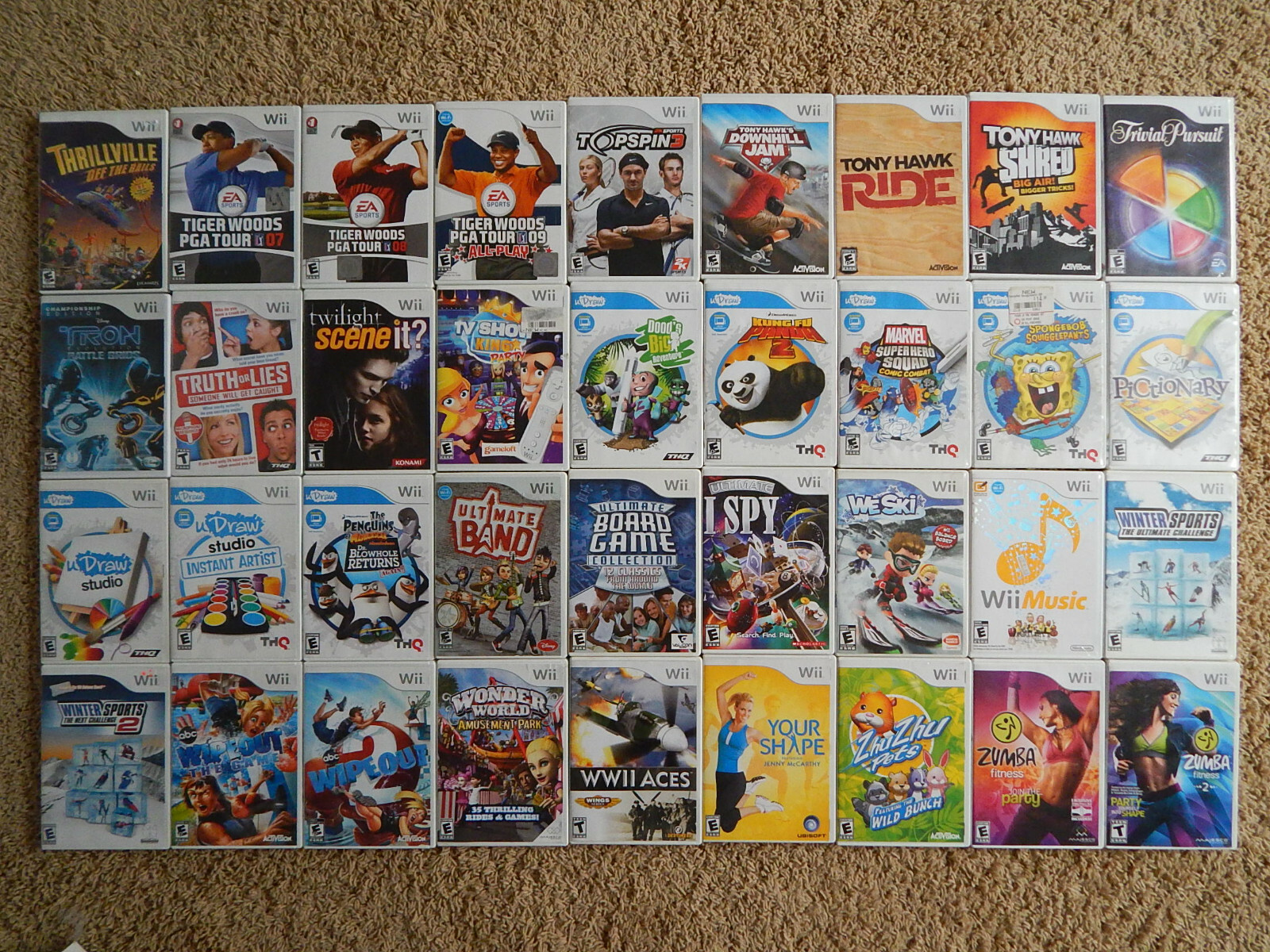 Nintendo Wii Games! Choose from Selection! $3.95-$5.95 Each! Buy 3 Get 4th Free!