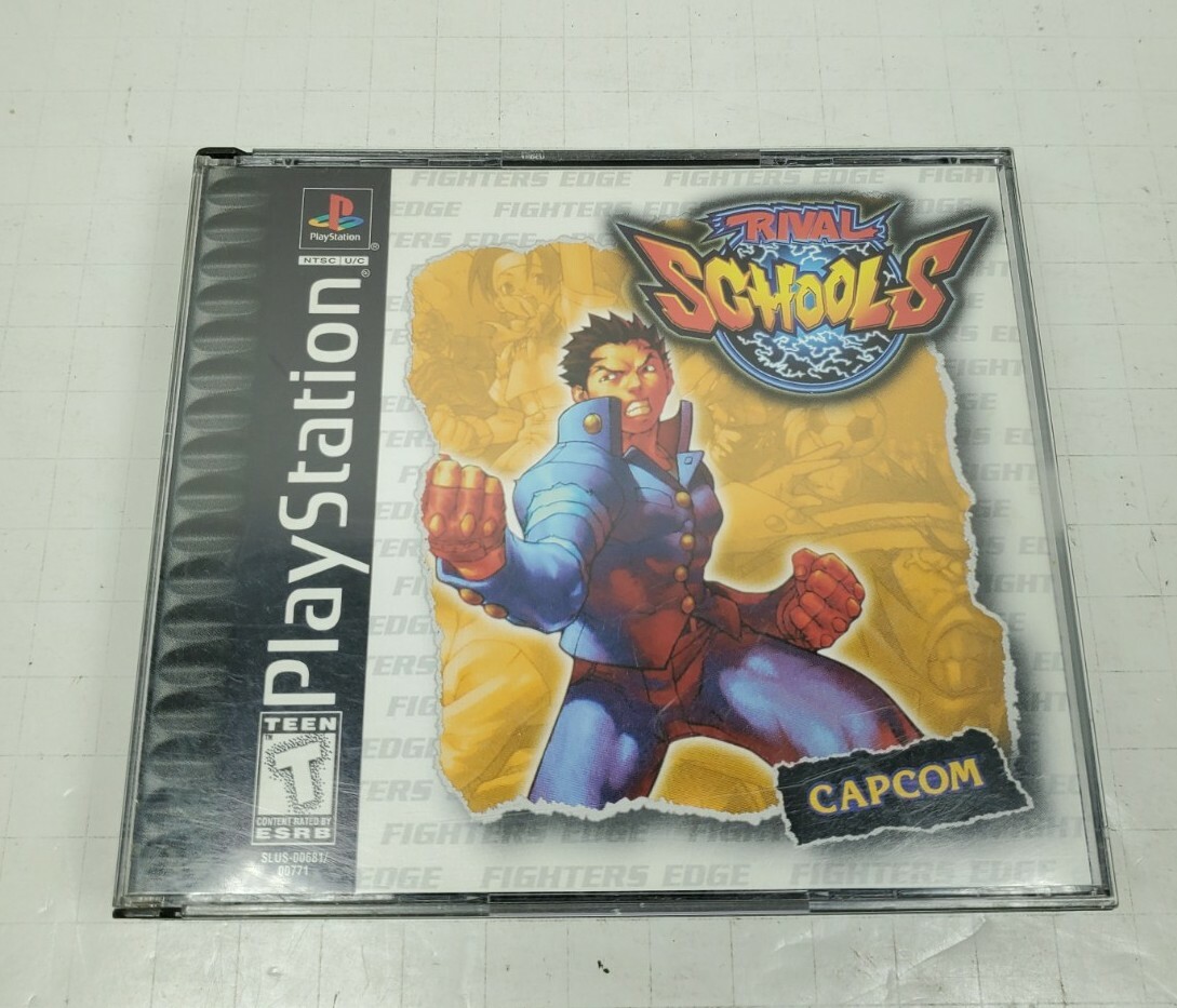 Rival Schools Sony PlayStation 1 1998 PS1 Complete Tested