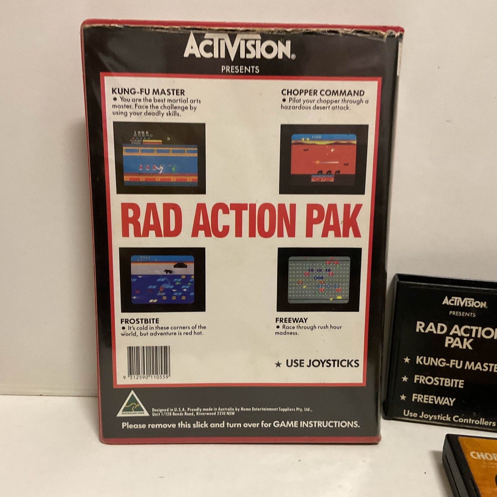 Rad Action Pak Atari 2600 PAL – Free Post