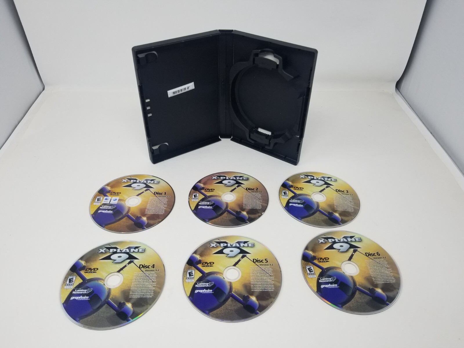 X-Plane 9 (Mac, 2008) Flight Simulator Complete 6 Disc Set NO Manual