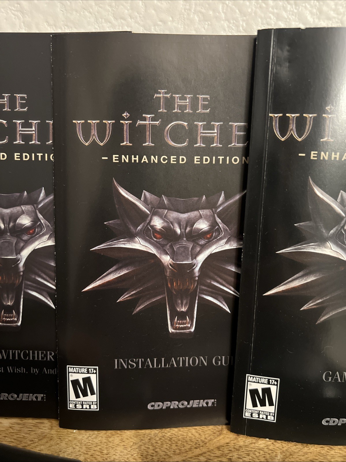 The Witcher Enchanted Edition Pc Cd-ROM M-Mature Atari 5-Disc Complete W/ Manual