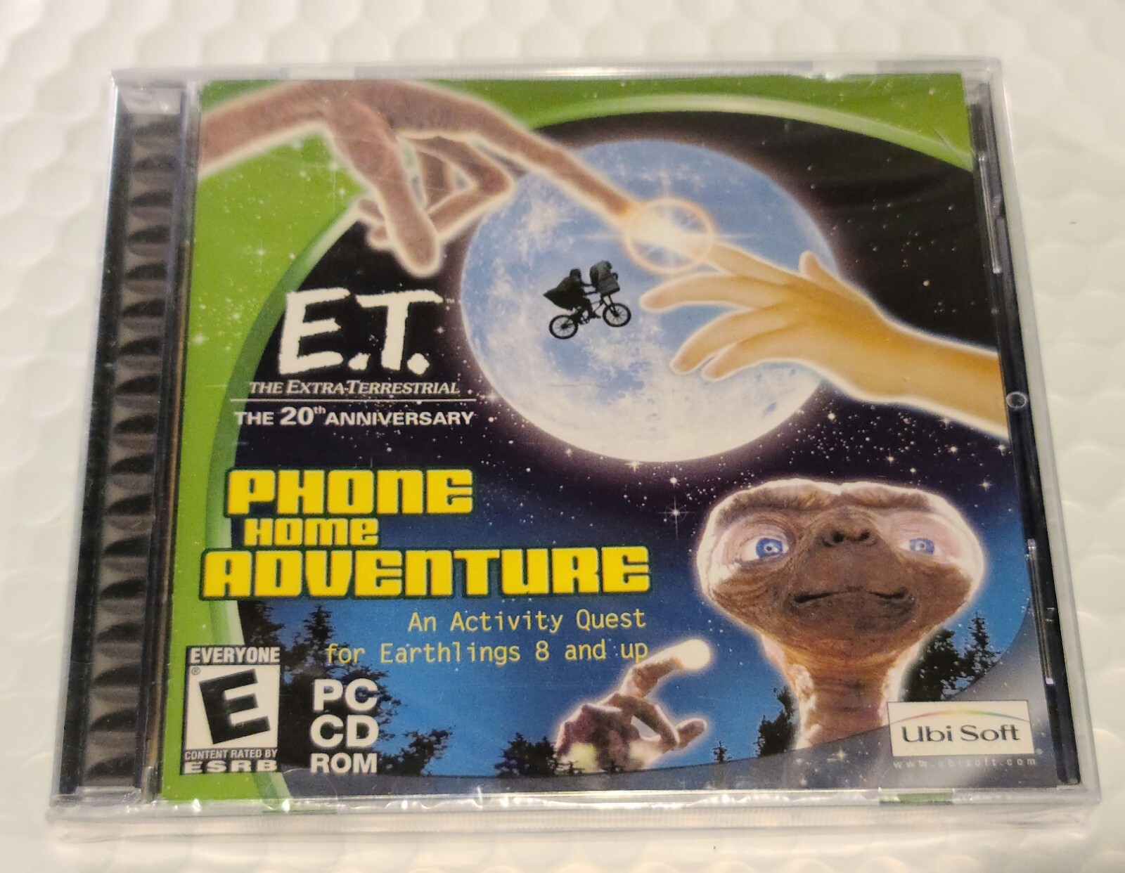 E.T. The 20th Anniversary Phone Home Adventure ET Extra Terrestrial 2002 CD Game