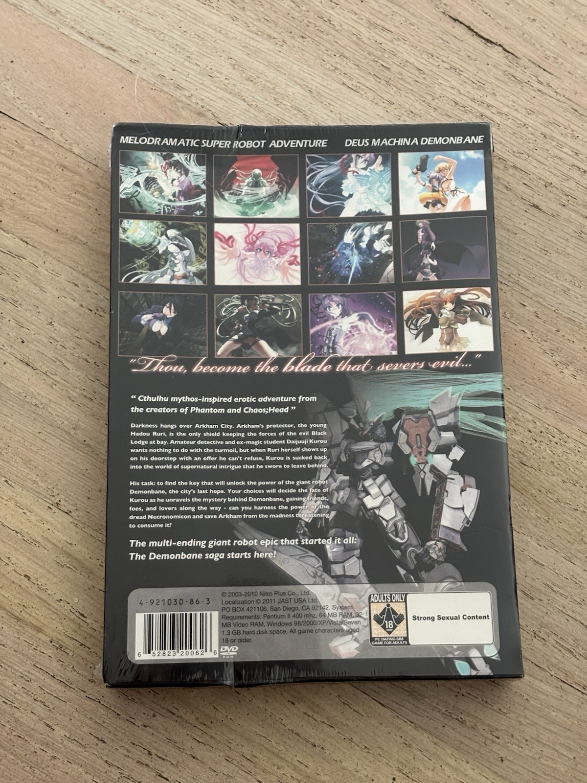 NEW Deus Machina Demonbane (Windows) English Version Japanese Voice Nitro RARE