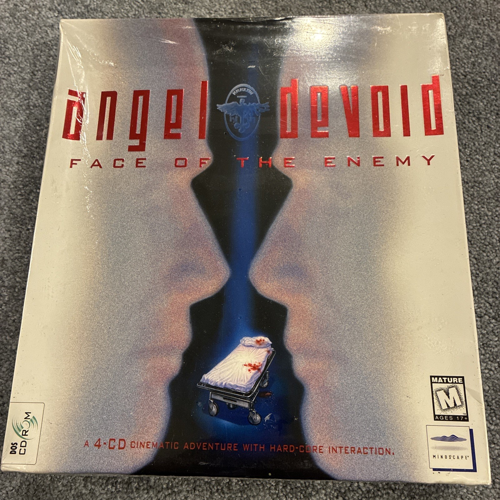 Vintage Angel Devoid PC Game Face Of The Enemy DOS CD ROM 1995 Computer Mature