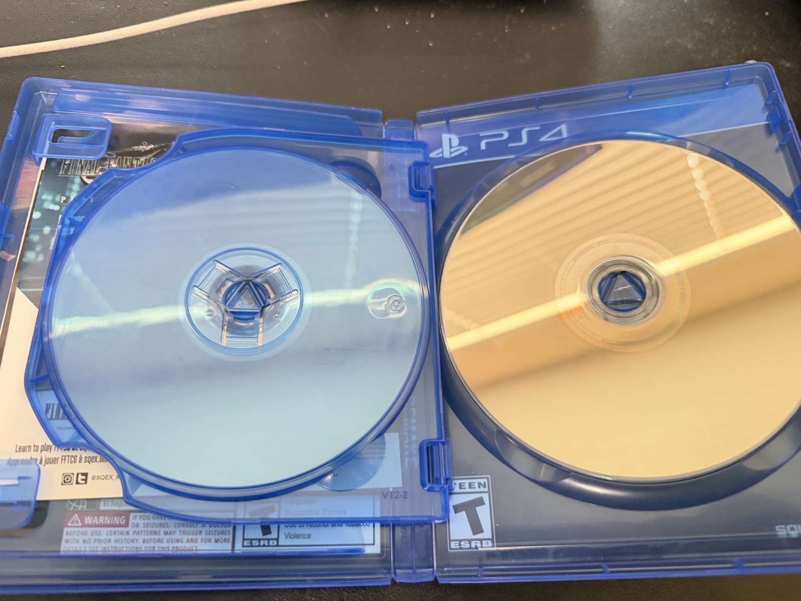 Square Enix Final Fantasy VII Remake PS4 Role Playing w/ STEELBOOK CASE