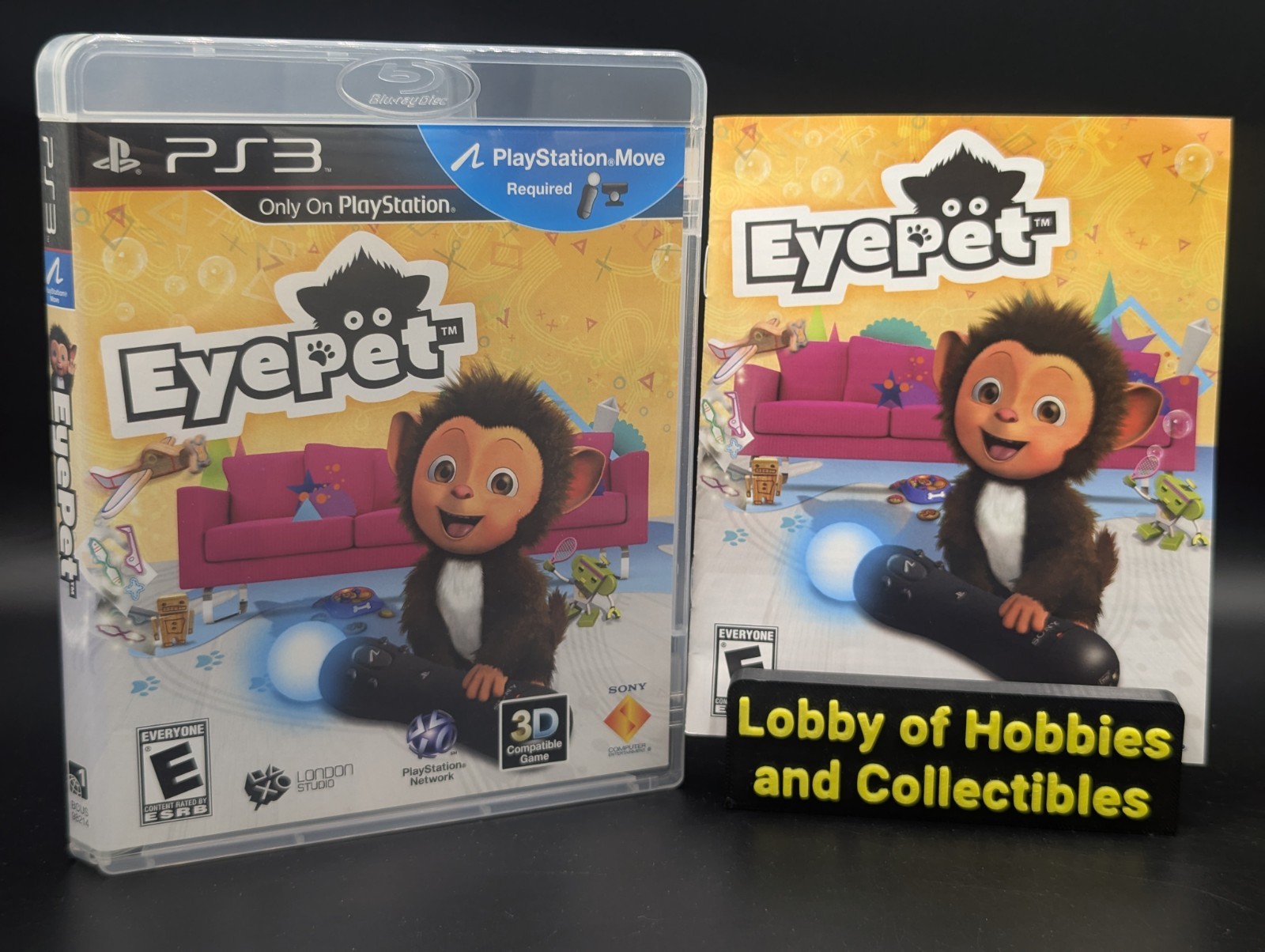 EyePet (Sony PlayStation 3 ) CIB – Near Mint Disc – Pristine – Tested