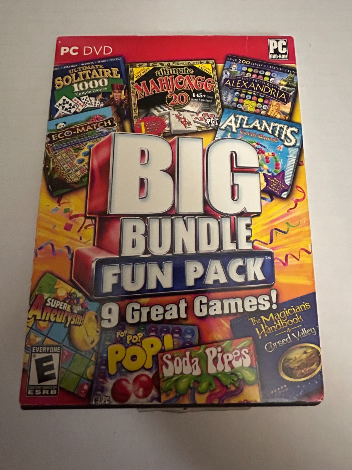 Big Bundle Fun Pack (Microsoft Windows, 2011) with 9 Great Games