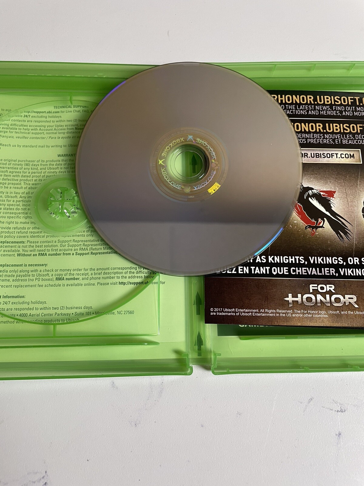 For Honor XBOX One Mature Rating Ubisoft Online Playability
