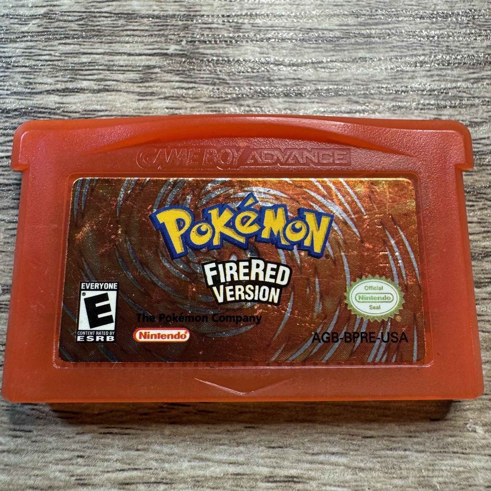 Pokemon FireRed Version GBA Authentic Tested OEM Cleaned Game Boy Advance USA