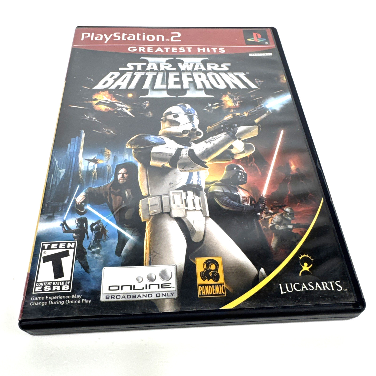 Star Wars Battlefront 2 Greatest Hits- Sony PlayStation 2 CIB (Tested)