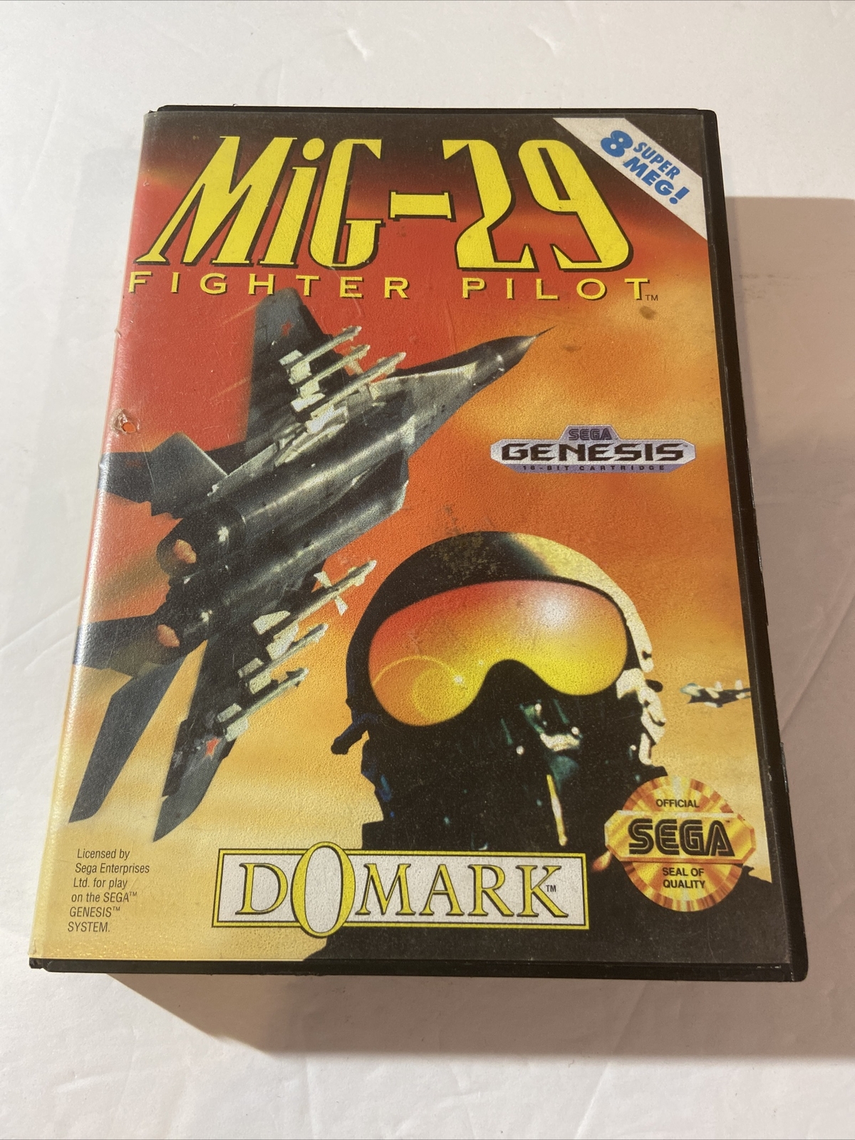 MiG-29 Fighter Pilot (Sega Genesis) CIB, Authentic And Works Well
