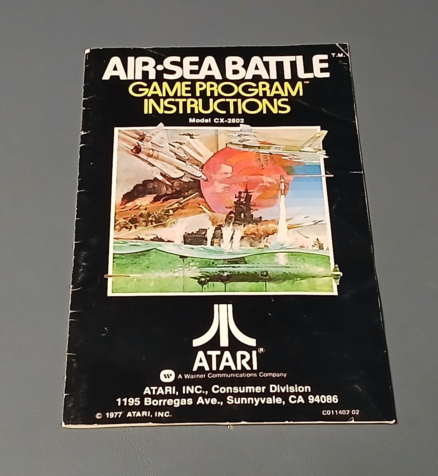 Atari 2600 Air-Sea Battle – Complete In Box (CIB) With Manual And Catalog