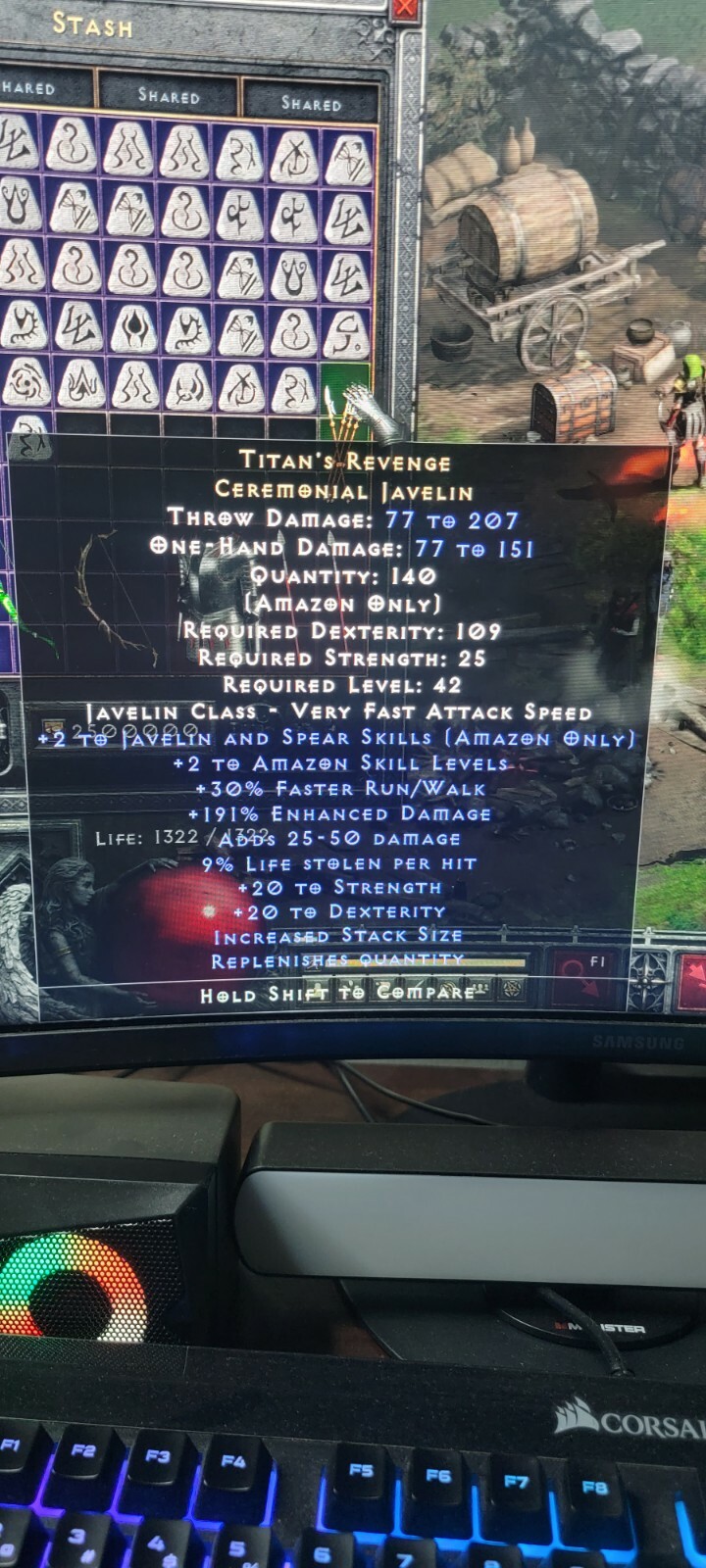 Titan’s Revenge Ceremonial Javelin 191