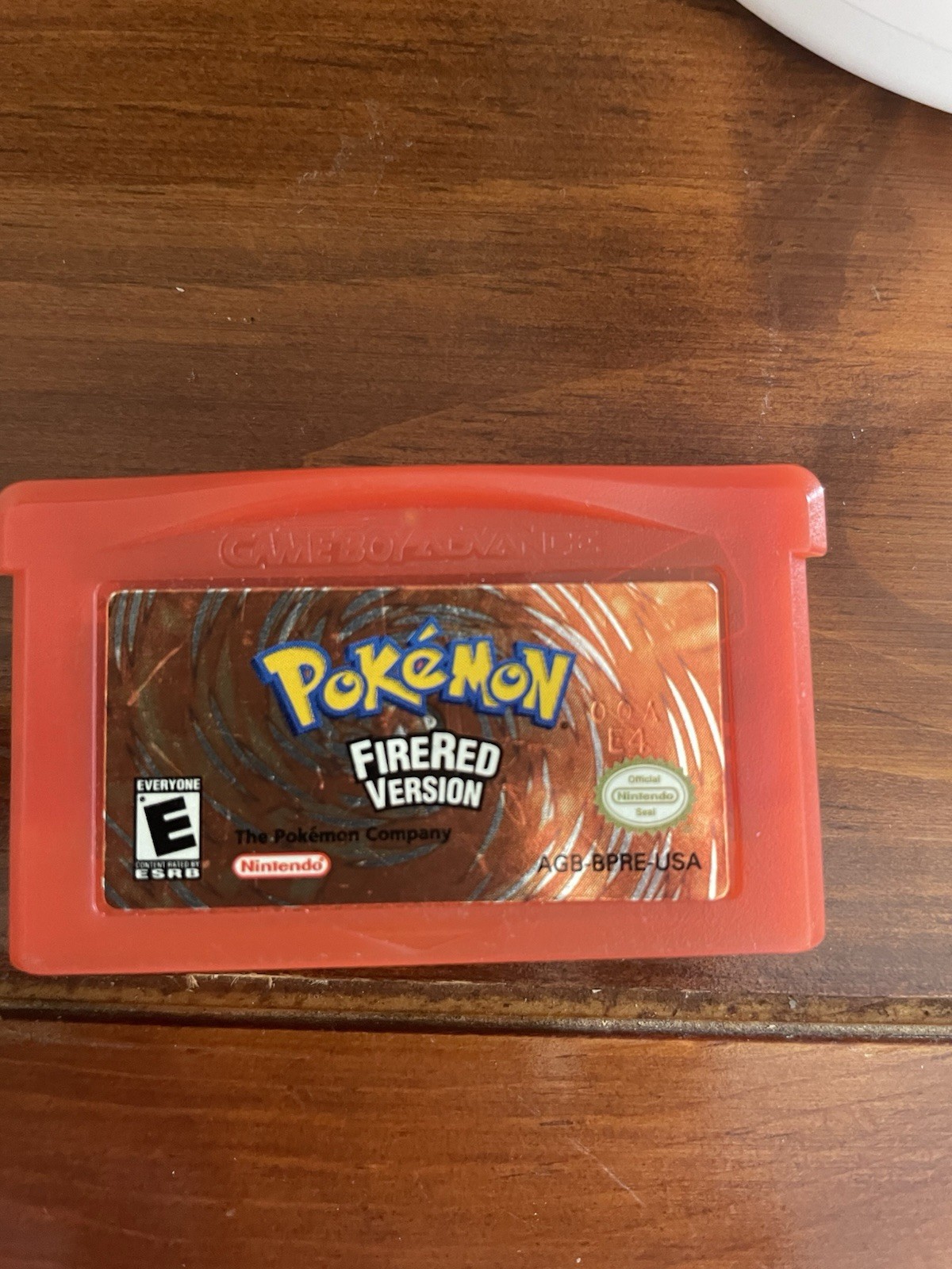 Pokémon FireRed Version GBA Cartridge Nintendo NTSC-U/C E (AGB-BPRE-USA)