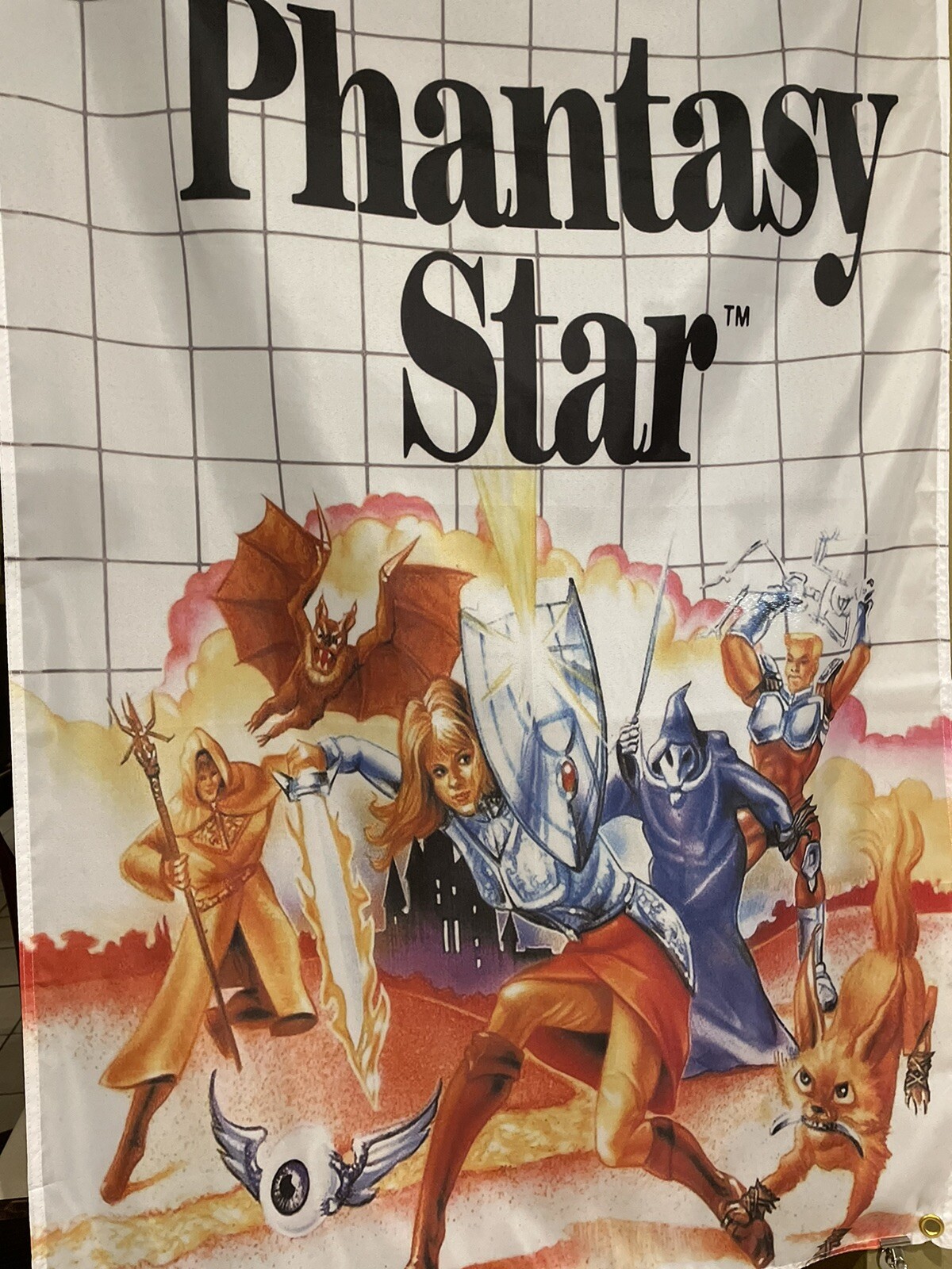 Phantasy Star 5ft Flag Sega Master System 1988 Banner Poster
