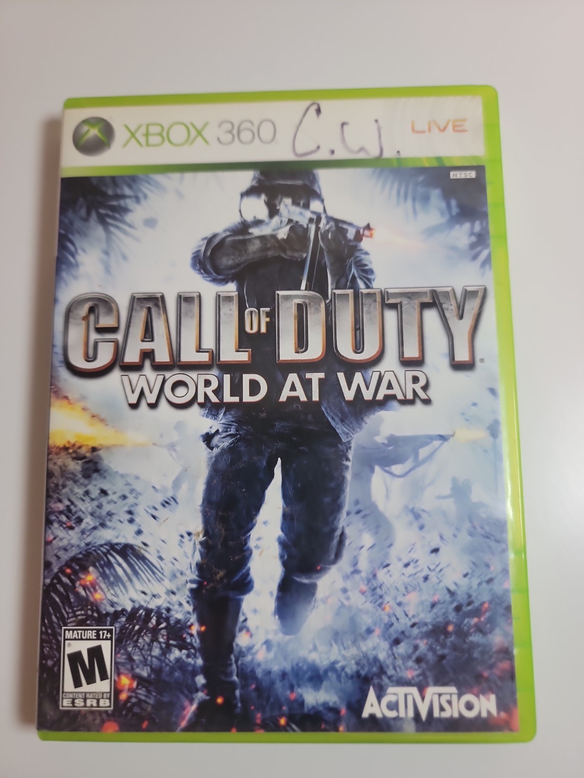 Call Of Duty: World At War Xbox 360 Complete With Manual Xbox One