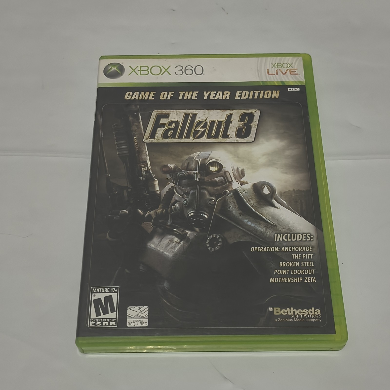 Fallout 3 – Game of the Year Edition (Microsoft Xbox 360, 2009)-Tested & Working