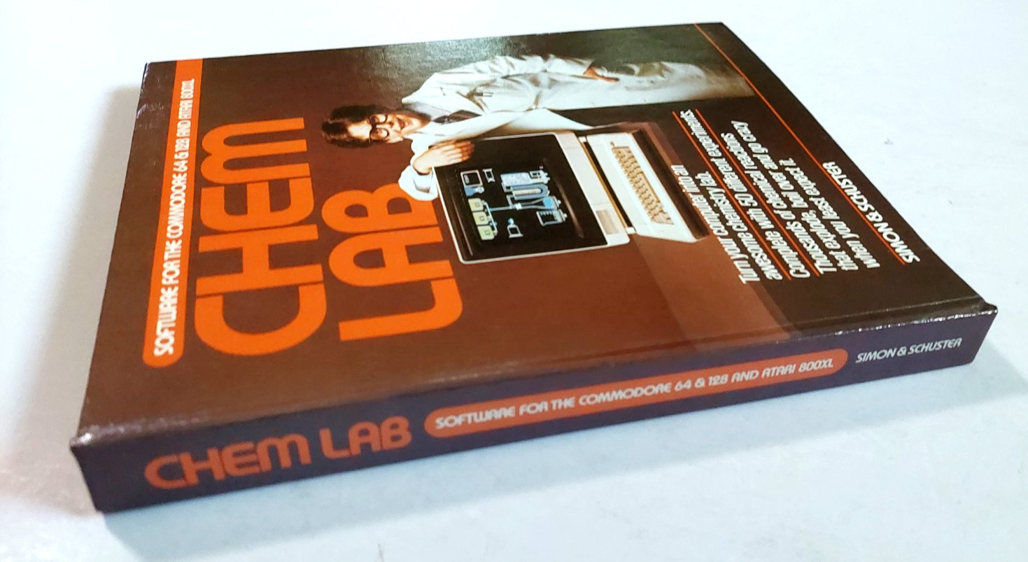 Chem Lab Commodore 64 CIB 1985 Simon & Schuster Children’s STEM Science Rare