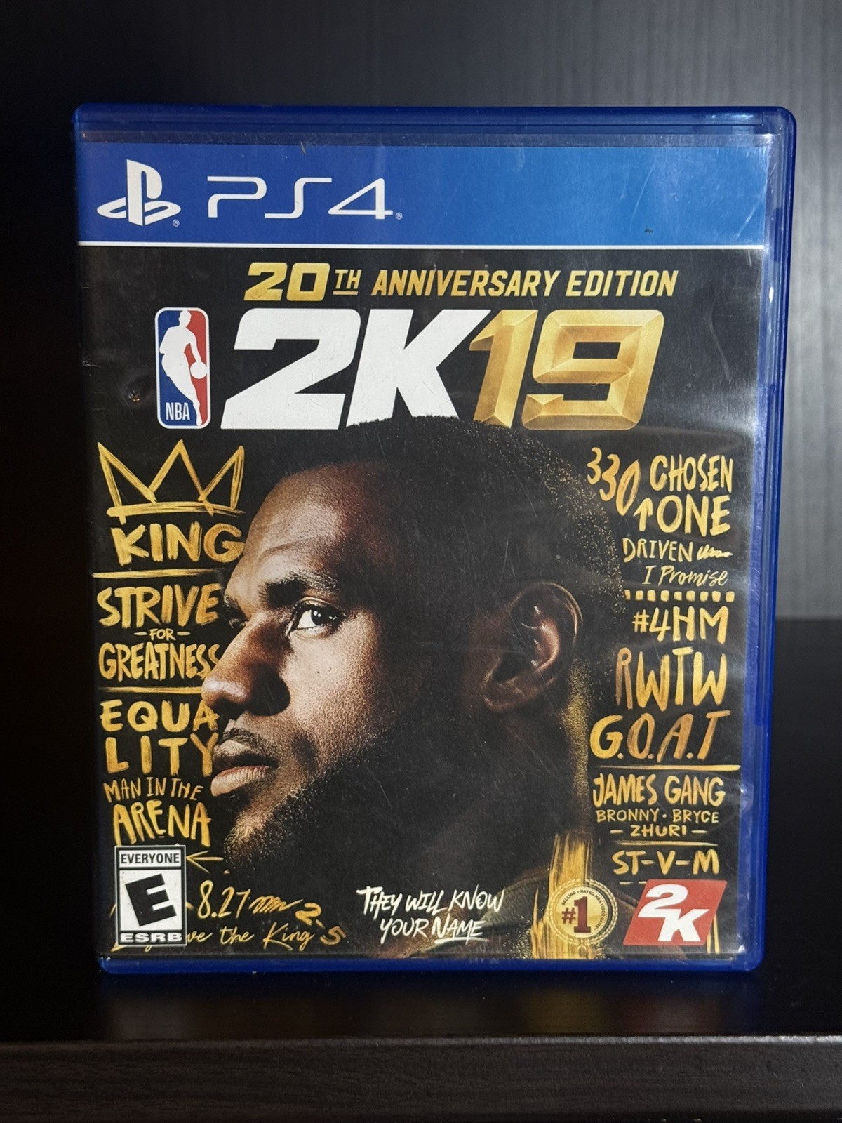 NBA 2k19 20th Anniversary Edition Sony Playstation 4 PS4 Complete Cib