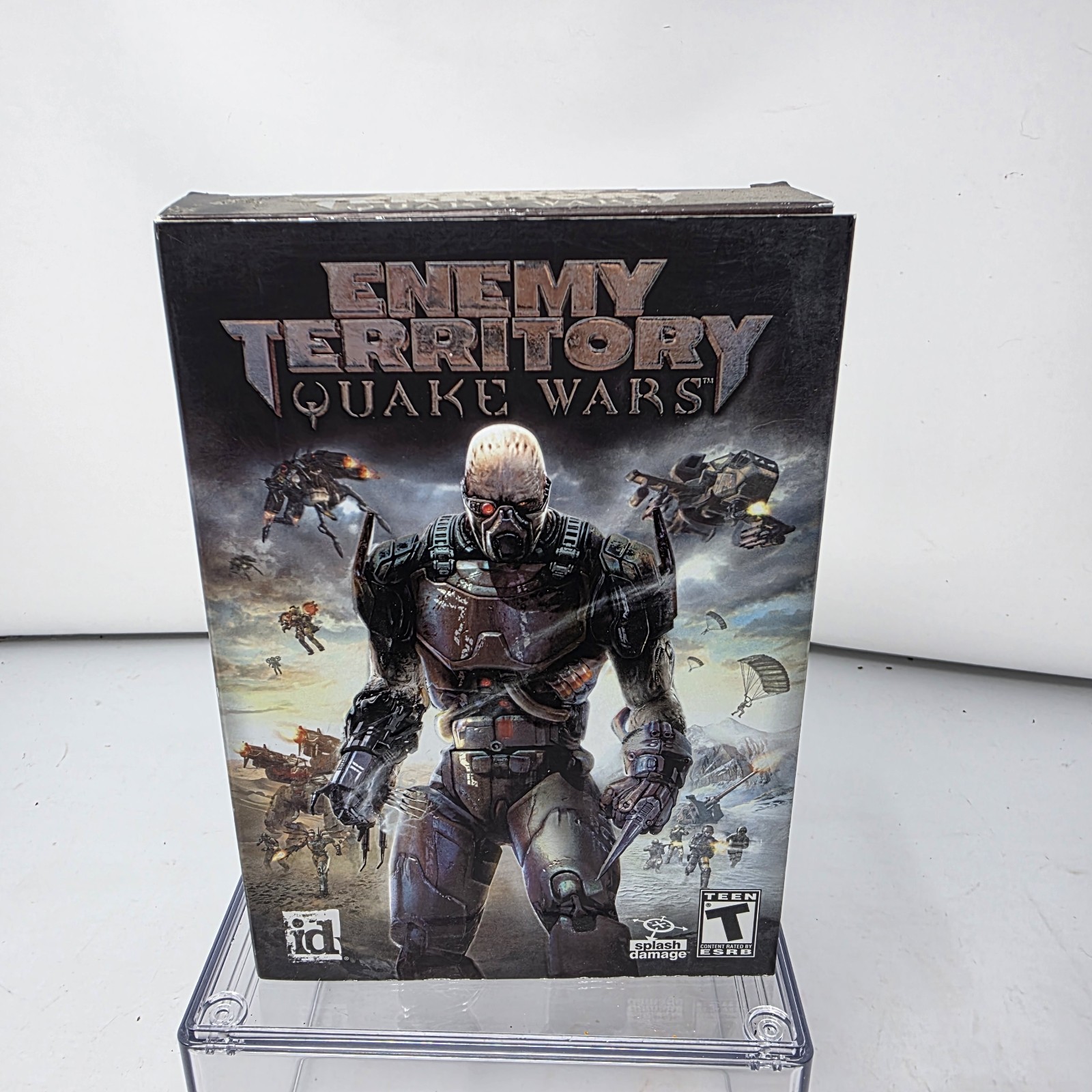 Enemy Territory Quake Wars PC Game Jewel CaseManual Cardboard Slipcover CIB