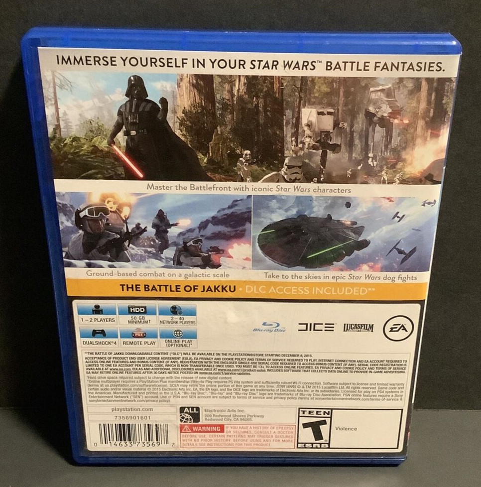 Star Wars Battlefront PS4 PlayStation 4 – Complete CIB
