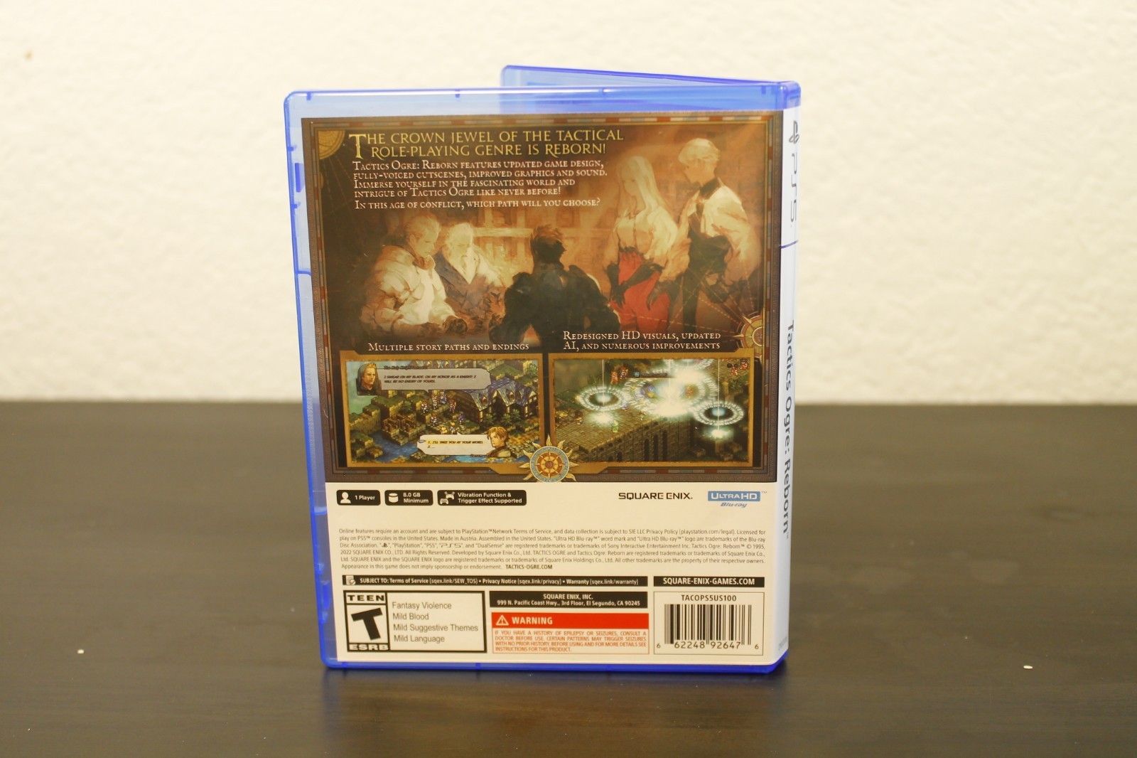 PS5 Tactics Ogre Reborn Game 2022 Tactical RPG CIB Mint Disc Clean & Tested