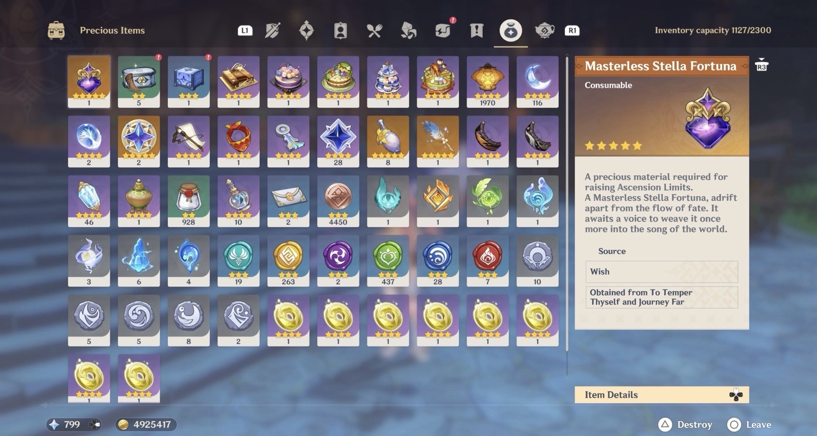 Genshin Impact Account | AR60 | NA | 38 – 5 star Characters