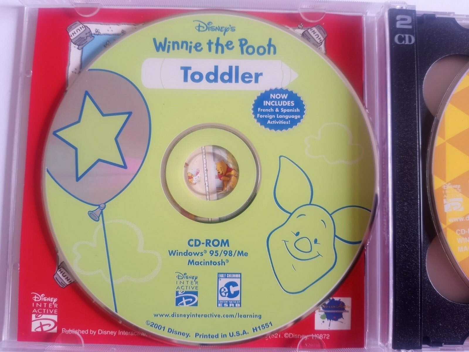 Disney Learning Toddler 2 Deluxe CD-ROM Set Age 18 months to 3