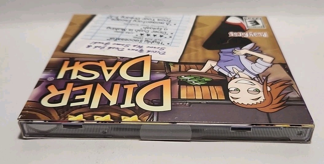 Diner Dash – PC Jewel Case – New Sealed 2005 PlayFirst Cosmi 5791