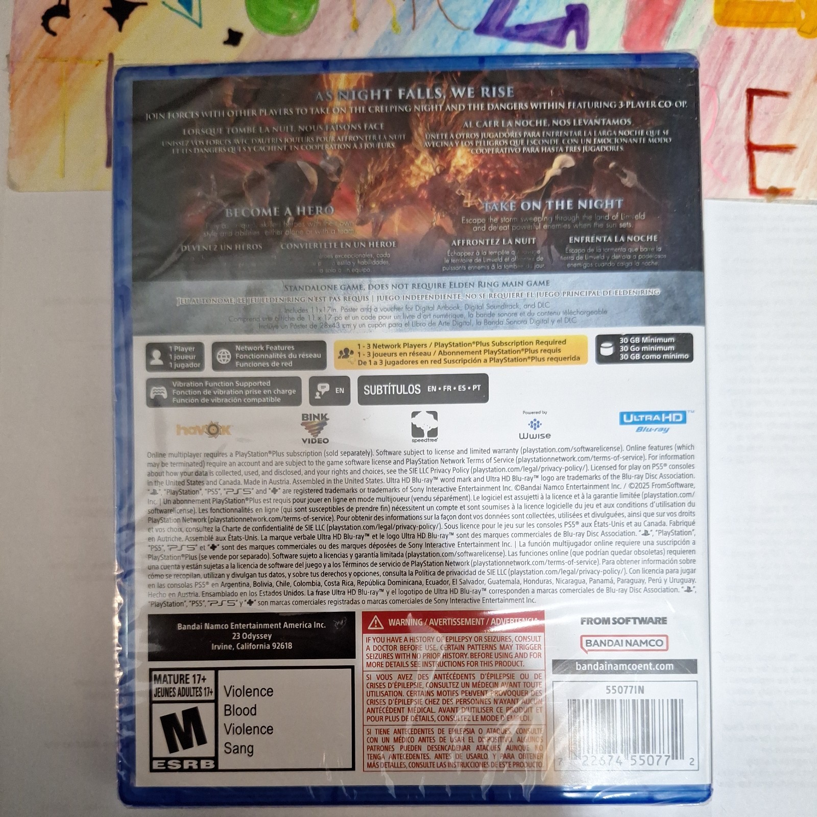 Elden Ring : Nightreign – Amazon Deluxe Edition -( PS5 ) W/DLC