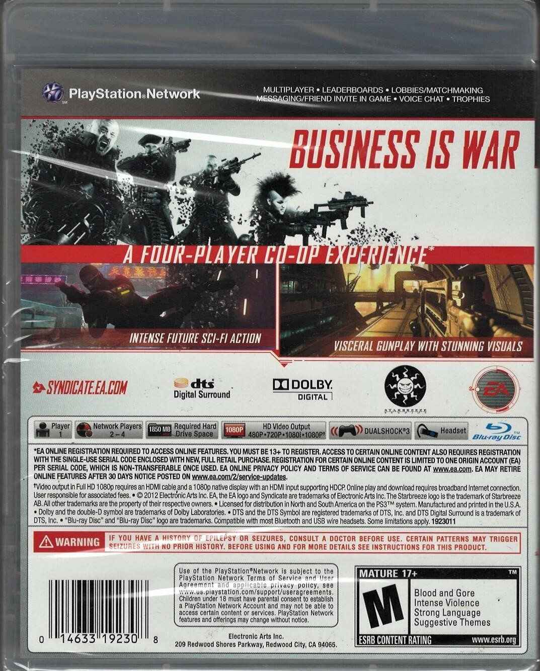 Syndicate – PlayStation 3