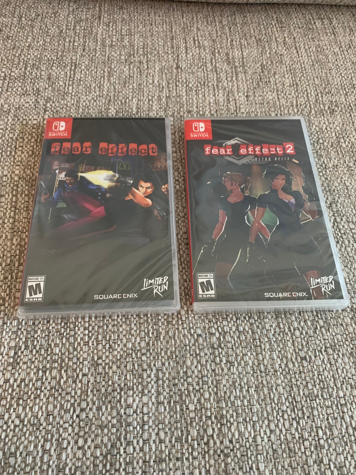 Fear Effect 1 + 2 Bundle Switch Nintendo Limited Run #285 #314 New Sealed