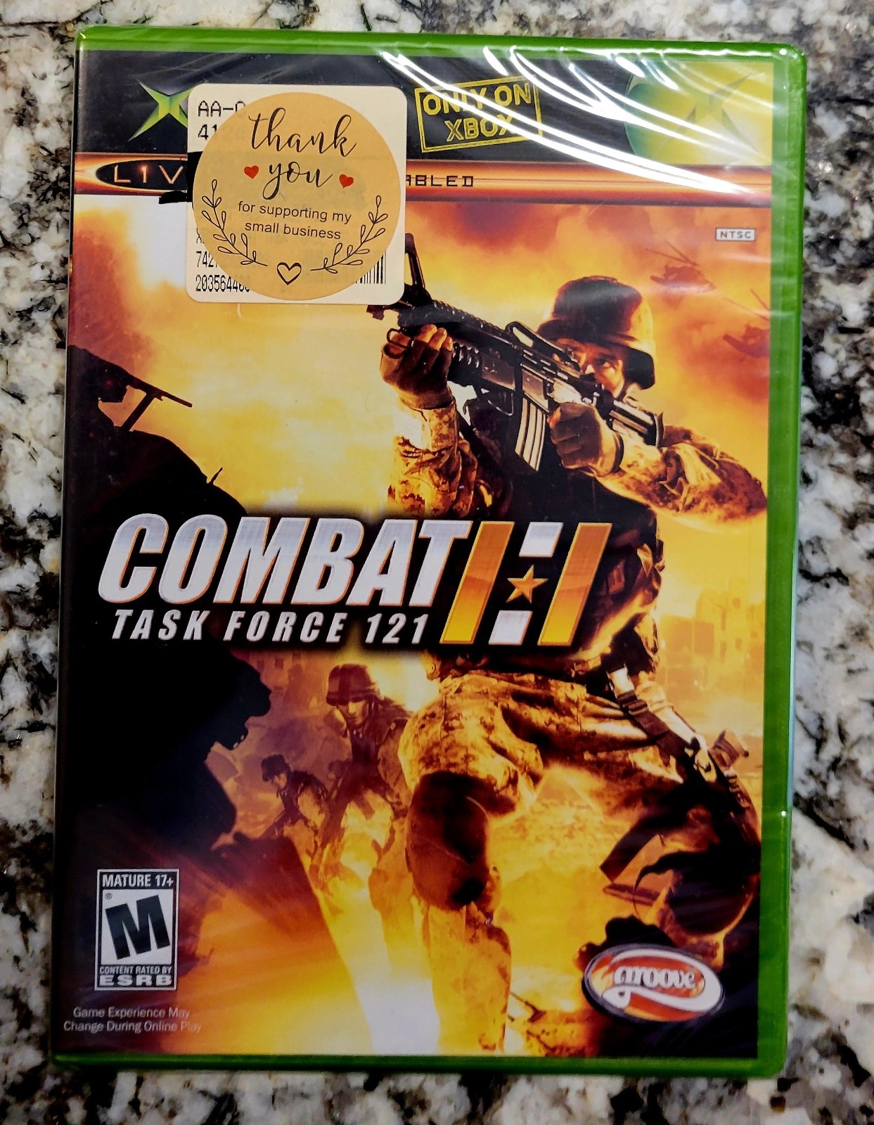 COMBAT-TASK FORCE 121, BRAND NEW/SEALED IN BOX (Microsoft OG Xbox) FAST SHIPPING