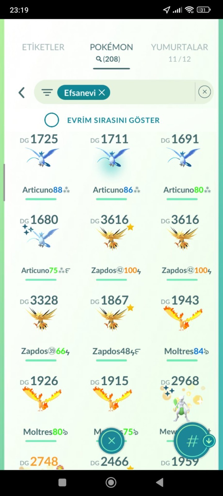 Pokémon Go level 72 lvl – 2016