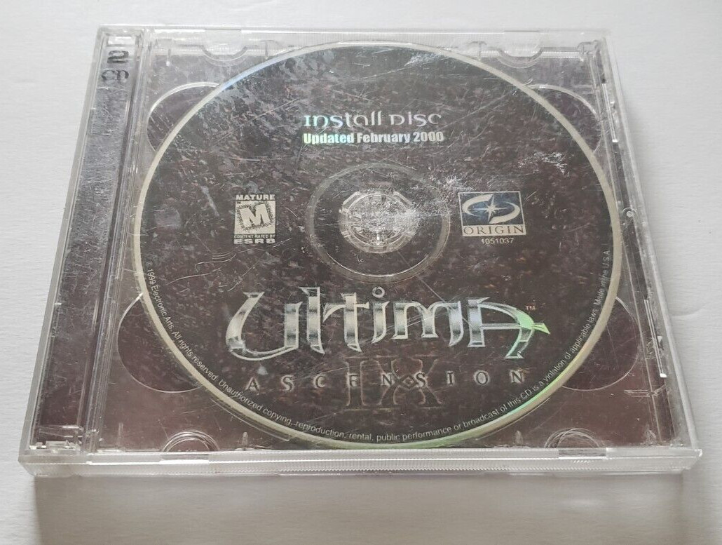 Ultima IX Ascension – PC CD-Rom Game – 2000 Origin