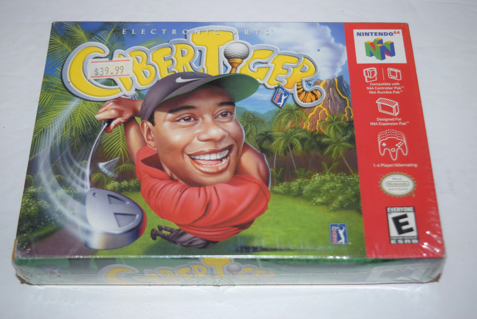 CyberTiger Nintendo 64 N64 Video Game New in Box Sealed