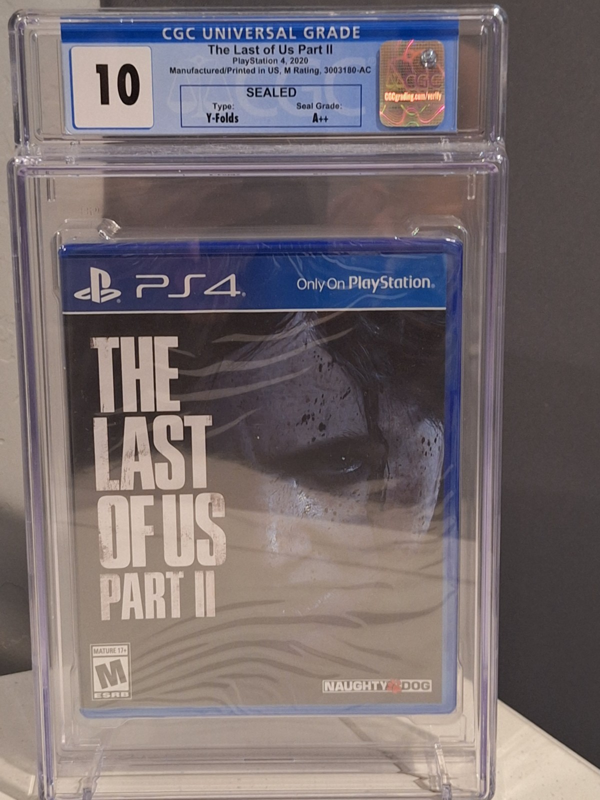 The Last of Us Part II Brand New Sealed Graded CGC 10 A++ PlayStation 4