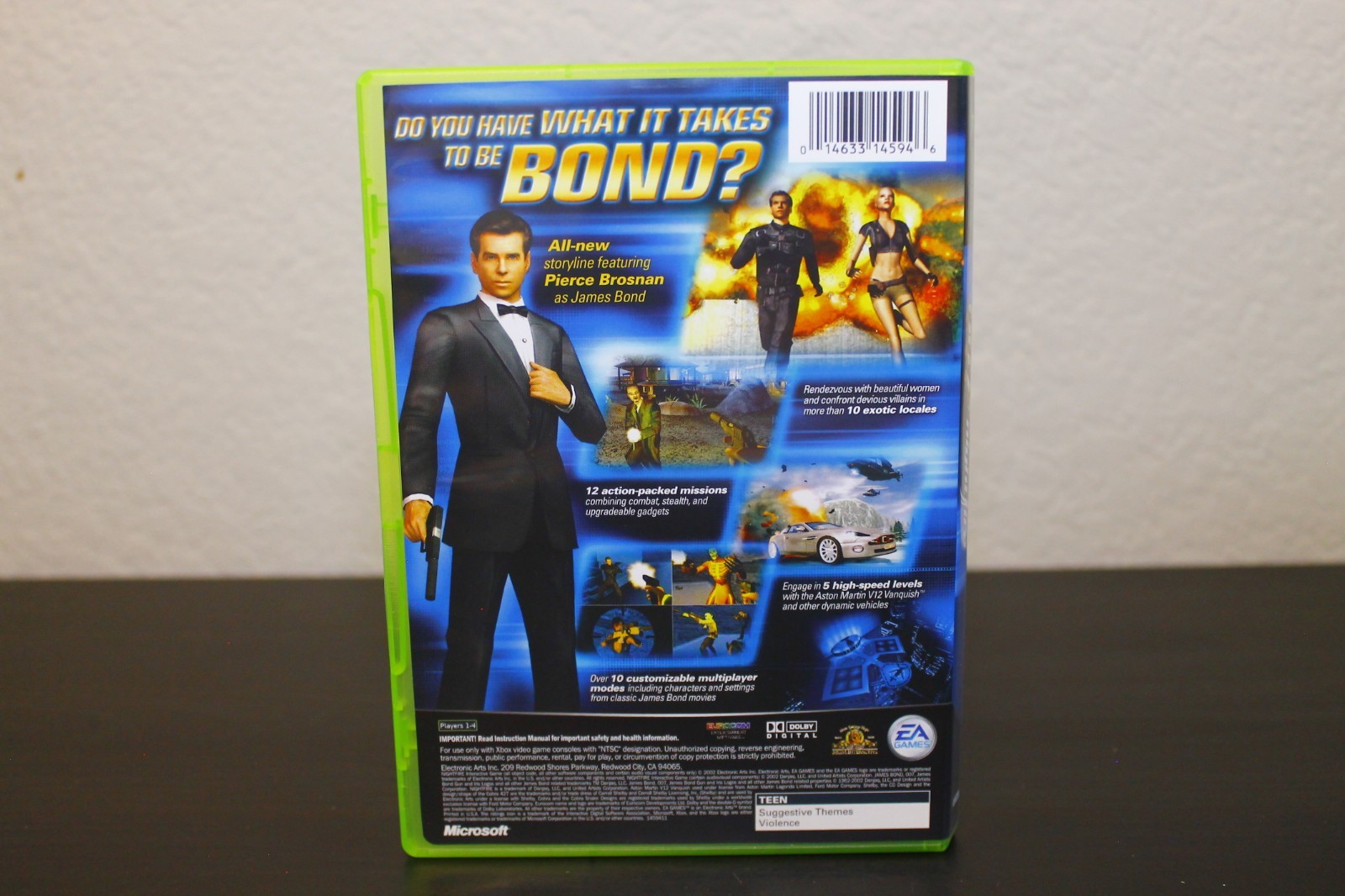 Xbox 007 Nightfire Game CIB VNM Disc 2002 FPS Clean & Tested